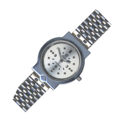 Gardé taktile Blindenarmbanduhr für die Dame, Metallzugband