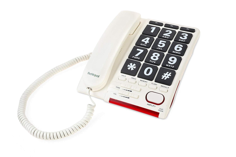 AmpliTalk 100 - sprachgesteuertes Telefon / Festnetztelefon mit Sprachsteuerung