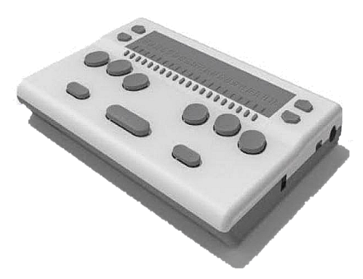 BrailleMe: Braillenotizgerät mit 20 Moduln, Cursorrouting und Kurzschriftübersetzung