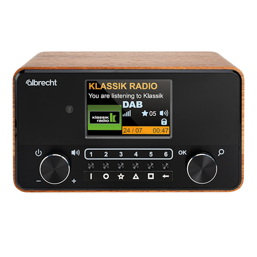 Albrecht DR 866 Blinden - und Seniorenradio, DAB/DAB+/UKW mit Sprachausgabe