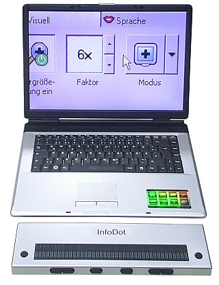 Braillezeile InfoDot 40 multi - die Vvielseitige mit USB und Bluetooth