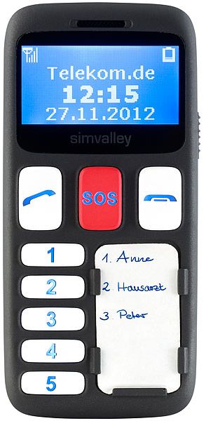 Mobiltelefon Komfort-Mobiltelefon XL-901 mit Garantruf
