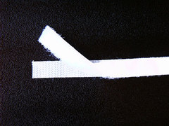 Selbstklebe Klettband 10 mm breit 5 m lang, weiß 2 tlg.