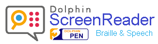 Dolphin ScreenReader USB Version 23» Sprachausgabe und Brailleunterstützung