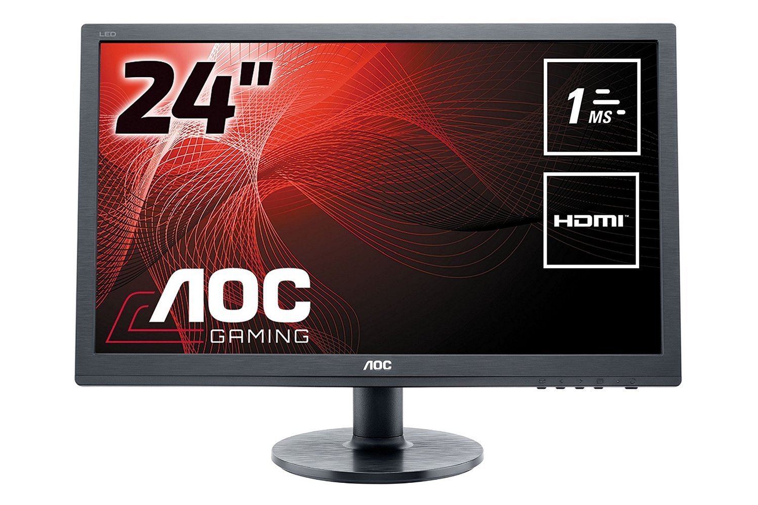 24 Zoll AOC Monitor mit ultraschneller Reaktionszeit von 1ms