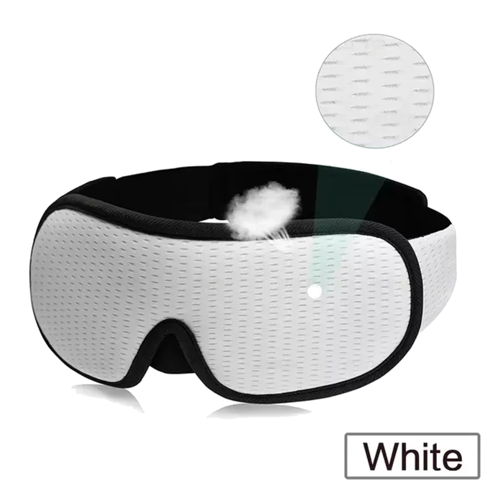 Augenmaske, 3D weiss