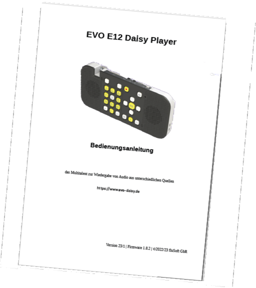EVO E12 Handbuch