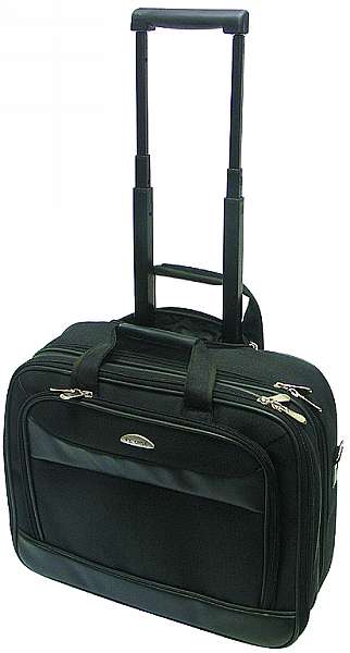 Notebook-Tasche 'Traveller Pro' mit 3 Fächern und ausziehb. Trolley