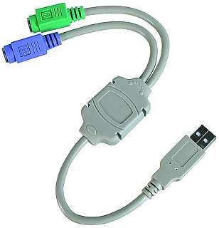 USB-Adapter für Tastatur und Maus