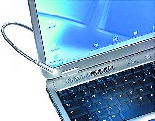 Notebook-Leseleuchte  1xLED, USB, Schwanenhals