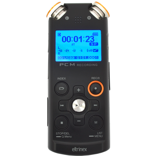 Eltrinex V12Pro - digitales Diktiergerät speziell für Blinde (32GB)