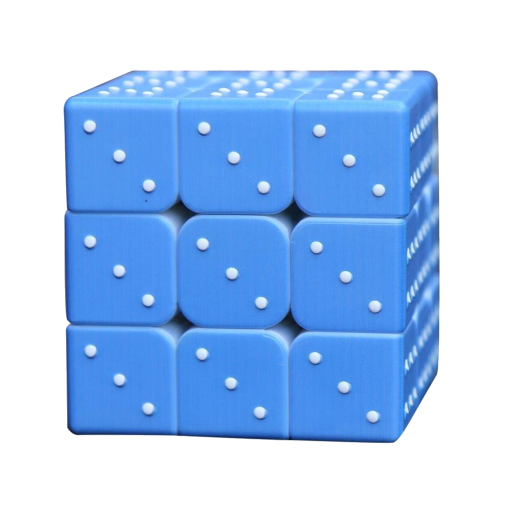 taktiler Zauberwürfel, Magic Cube für Blinde 3x3