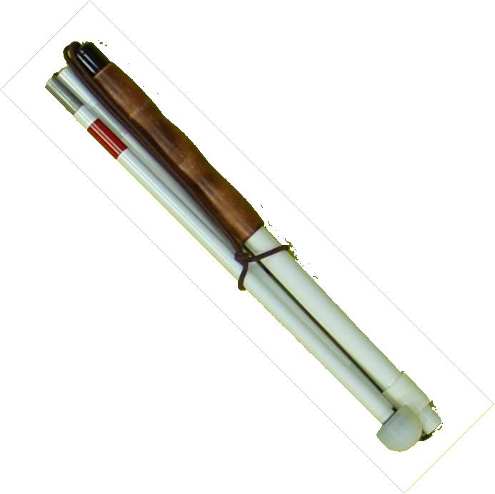 Langstock Kombistock 4-teilig, Aluminium, Buchenholz, Leder o. Neoprengriff