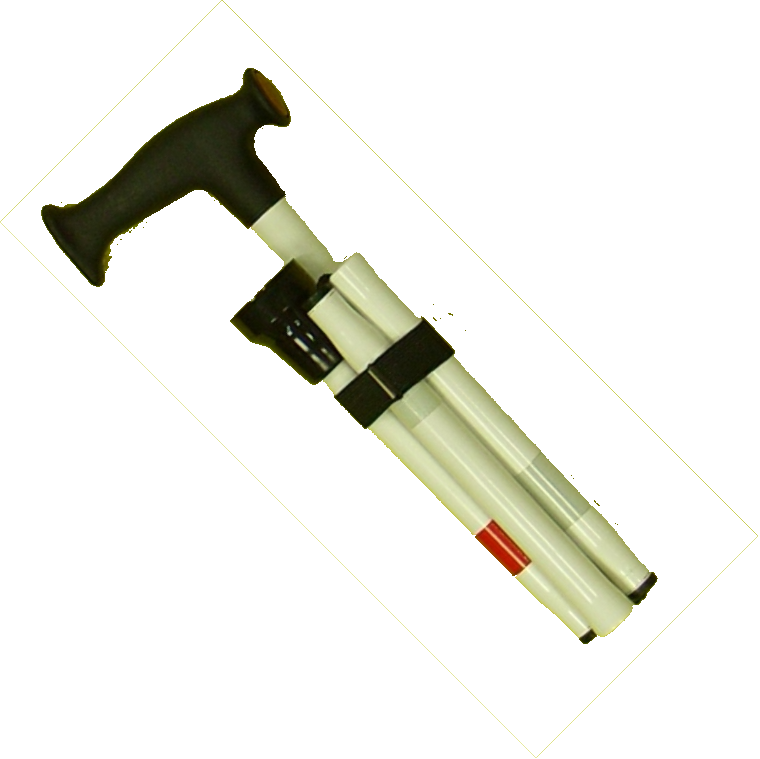 Stützstock, Kombistock 5-teilig Aluminium