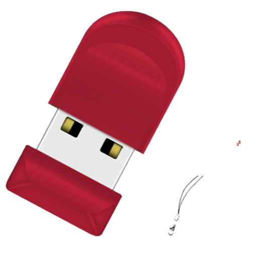 USB Speicherstick, Mini, 32GByte rot