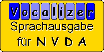 Vocalizer Sprachausgabe (TTS) für NVDA